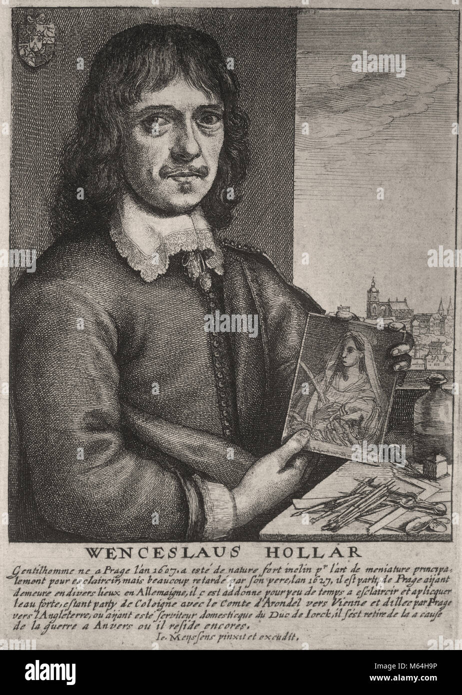Wenceslaus Hollar Wenceslas Hollar - Banque D'Images