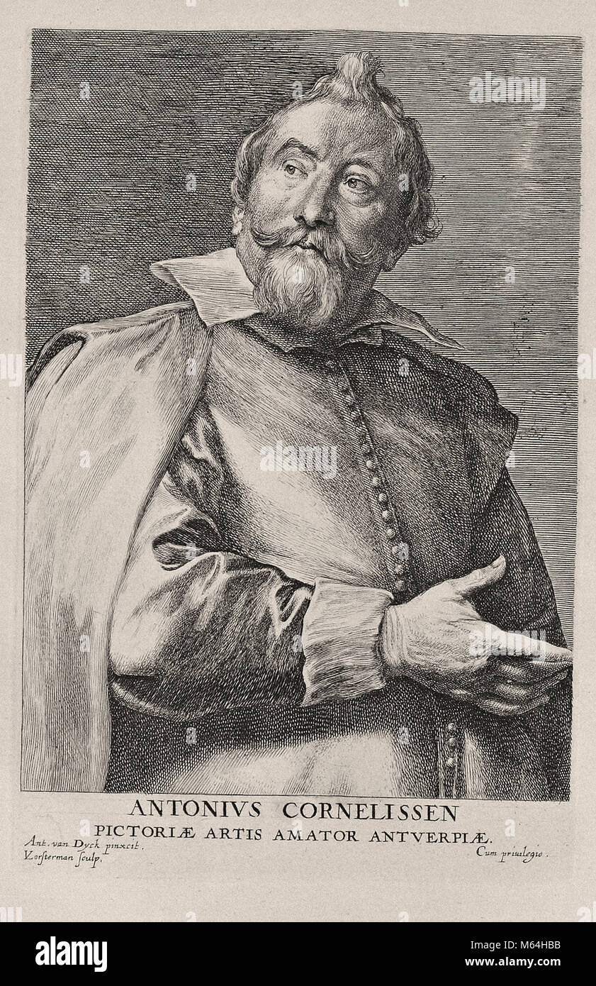 Paulus Ponce après Anthony Van Dyck - Anton cornelisson Banque D'Images