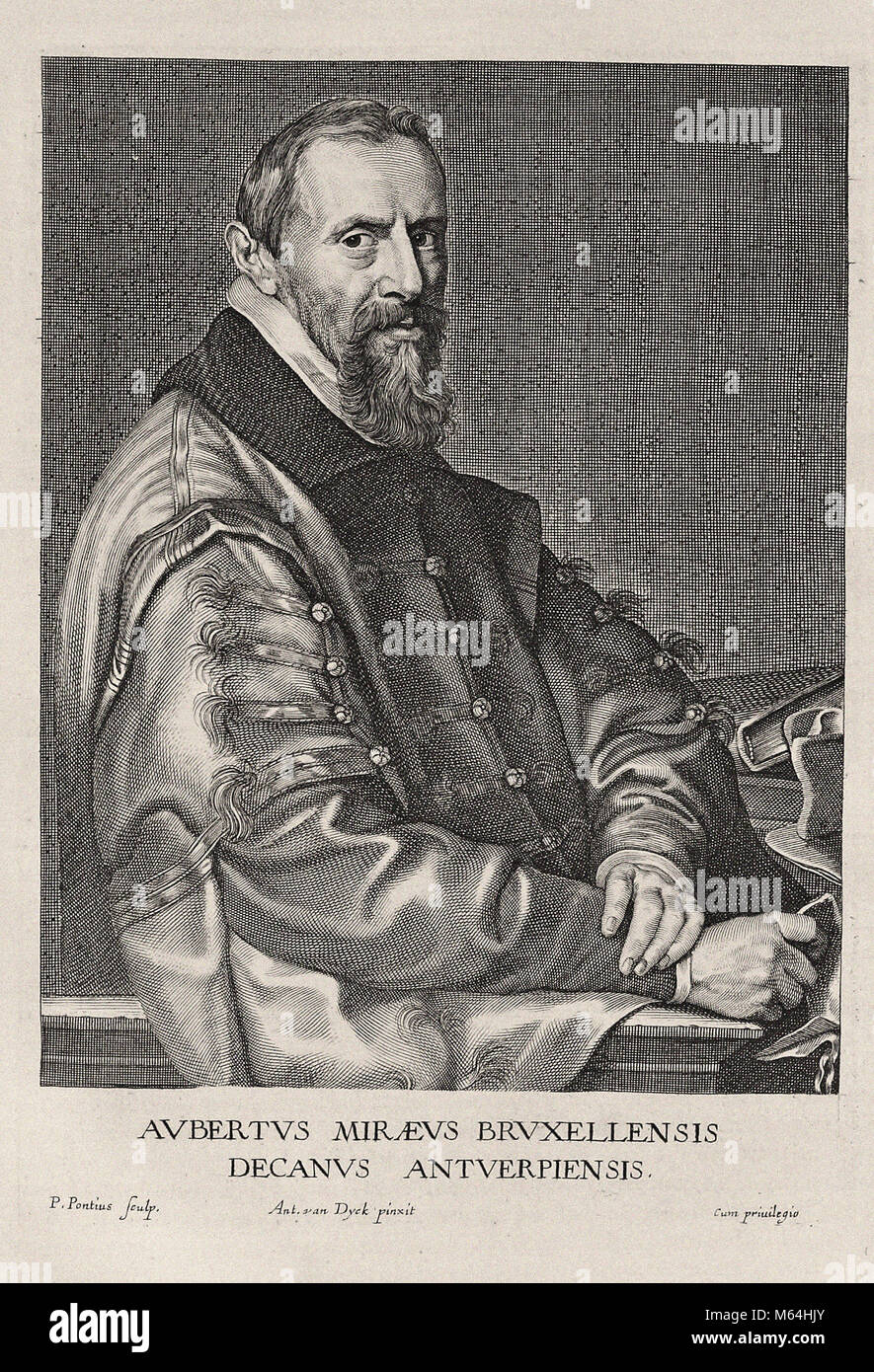Paulus Ponce après Anthony Van Dyck - AUBERT MIRAEUS Banque D'Images