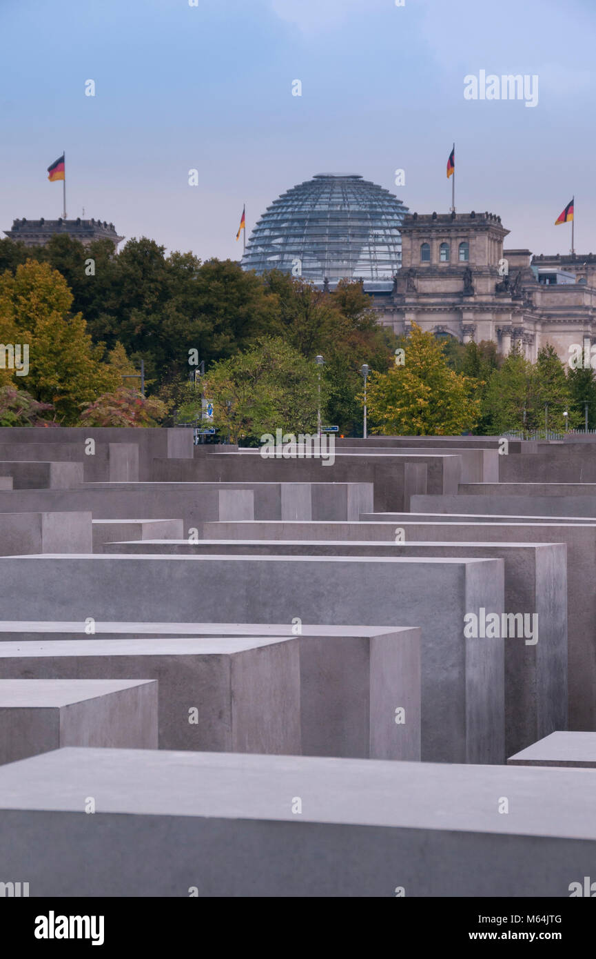 Holocaust Mahnmal, Berlin, Deutschland, Europa Banque D'Images