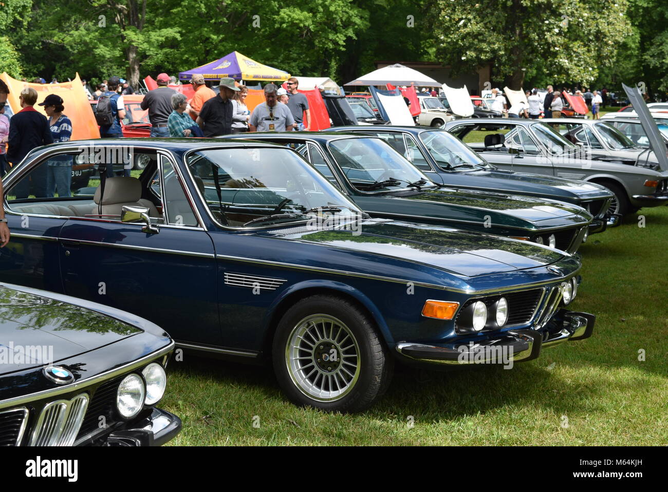 Salon de l'automobile BMW Vintage Banque D'Images