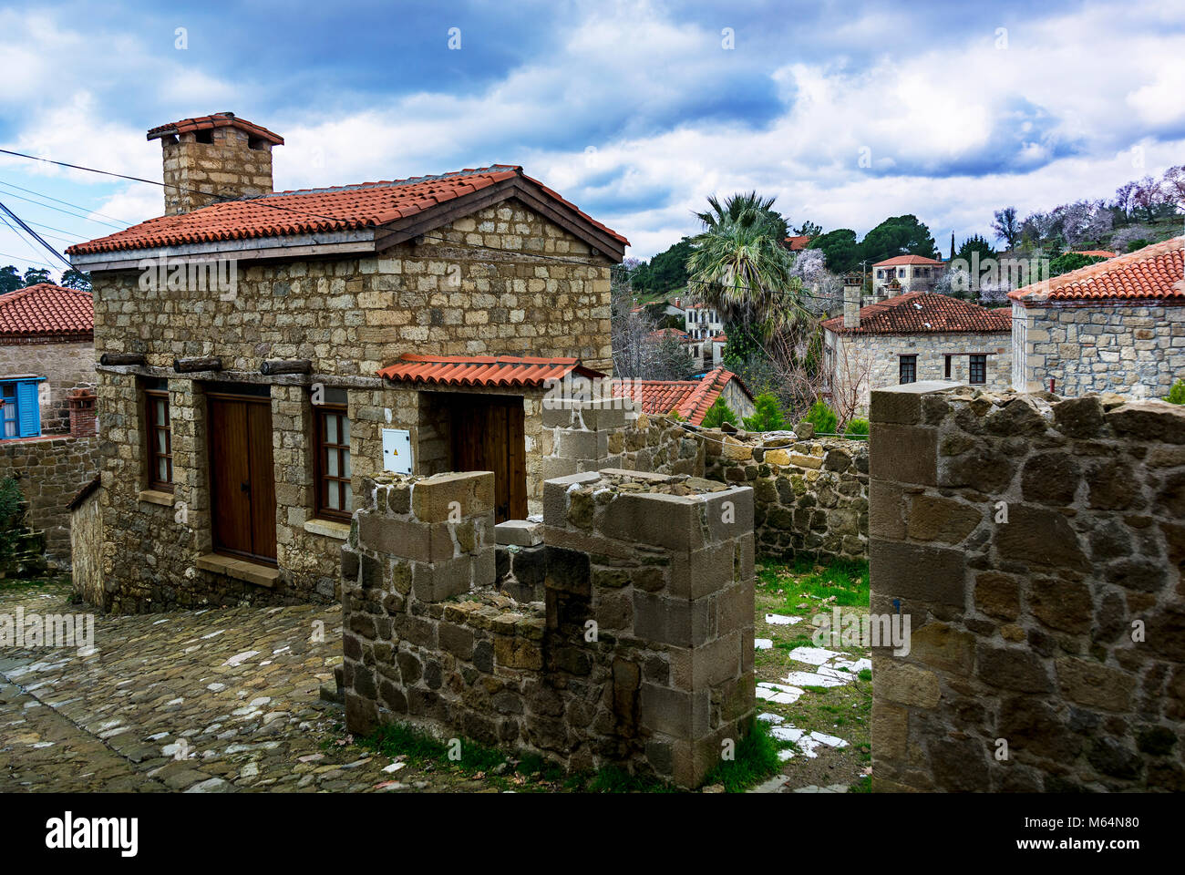 Adatepe village, Edremit,Balıkesir,Turquie Banque D'Images