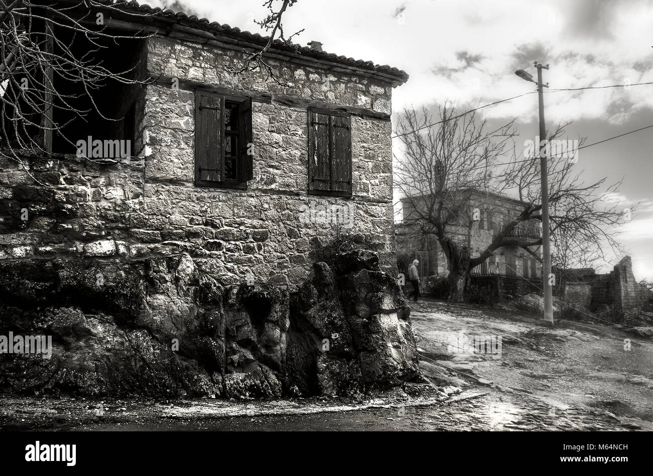 Adatepe village, Edremit,Balıkesir,Turquie Banque D'Images