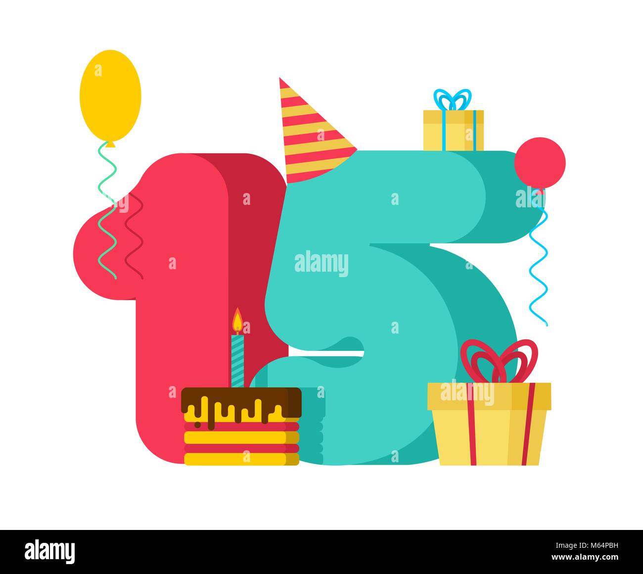 15 Ans Anniversaire Signe Modele 15e Anniversaire Carte De Vœux Numero 15 Et Festif Du Gateau Avec Bougie Ballon Et Boite Cadeau Image Vectorielle Stock Alamy 15 Ans Anniversaire Signe Modele 15e Anniversaire Carte De Vœux Numero 15 Et Festif Du Gateau Avec Bougie Ballon Et Boite Cadeau Image Vectorielle Stock Alamy