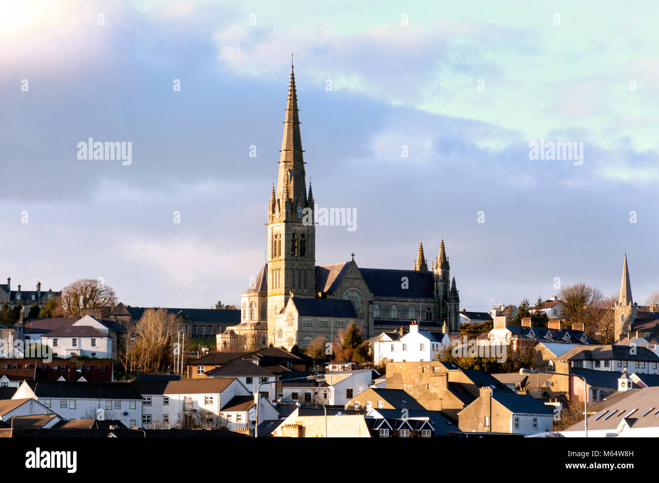 La Cathédrale Saint Eunan ou la Cathédrale Saint Eunan et saint Colomba à Letterkenny, comté de Donegal, Irlande Banque D'Images