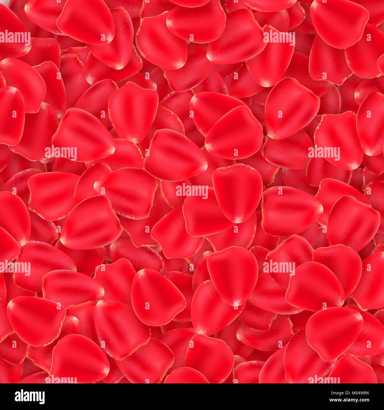 Arrière-plan de pétales de rose. Le 8 mars. Le jour de la Saint-Valentin. Fond romantique pour votre conception. Vector illustration. EPS 10 Illustration de Vecteur