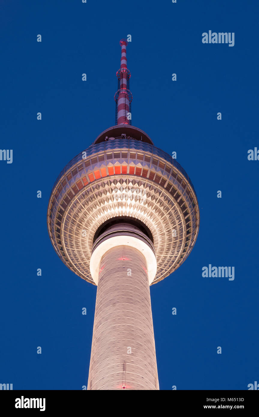 Fernsehturm, Alexanderplatz, Berlin, Deutschland, Europa Banque D'Images