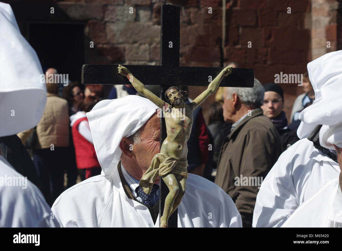 Tergu, Sardaigne. Le Saint Lundi procession pendant la semaine sainte Banque D'Images