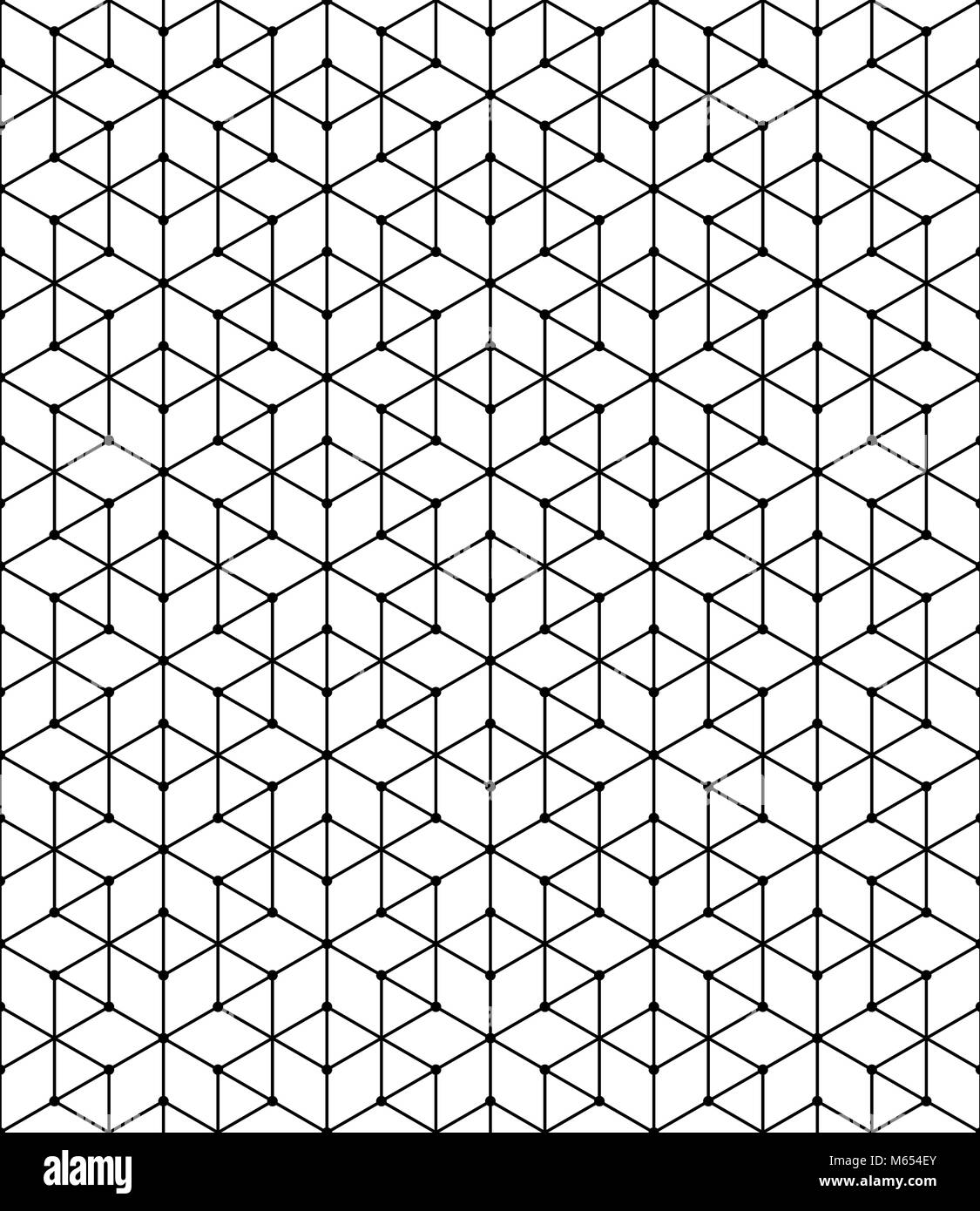 Motif géométrique de l'intersection de lignes noires. Résumé fond pour votre conception. Vector illustration. Illustration de Vecteur