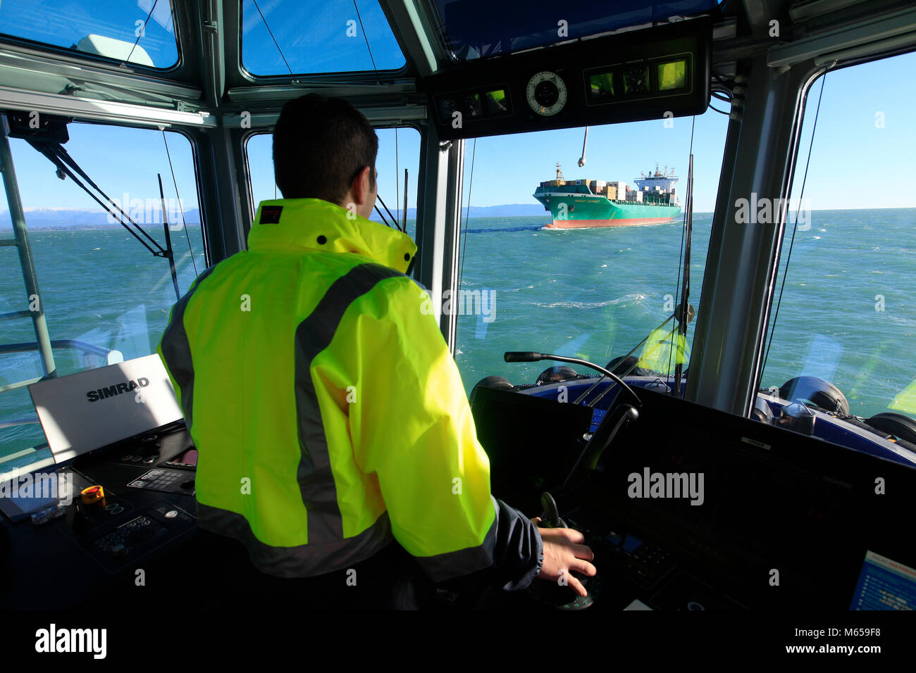 Port Nelson, Nouvelle-Zélande Banque D'Images