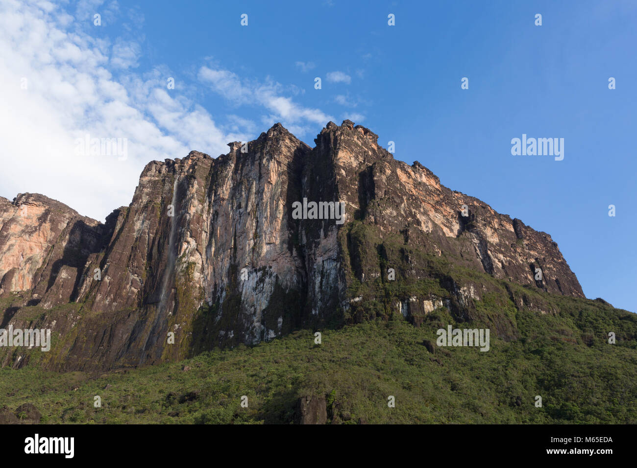 Kukenan Tepui au Venezuela, Parc national Canaima. Banque D'Images