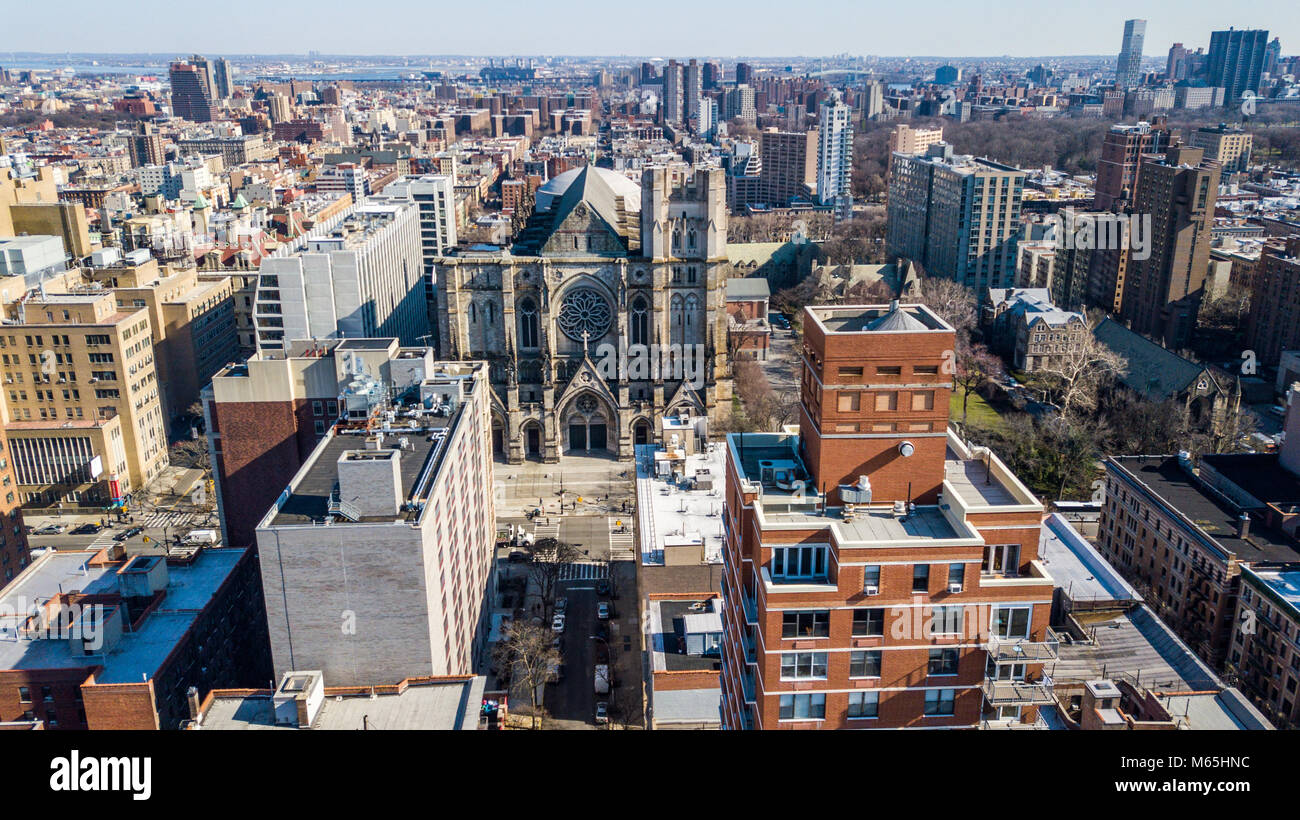 Cathédrale de Saint John the Divine, Upper West Side, Manhattan, New York City, USA Banque D'Images