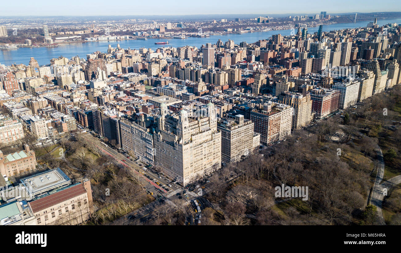 Le Beresford 211 Central Park West, et l'Upper West Side de Manhattan, New York, NY, 10024 Banque D'Images