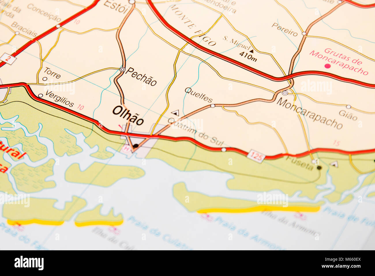 Carte du portugal olhao Banque de photographies et d’images à haute