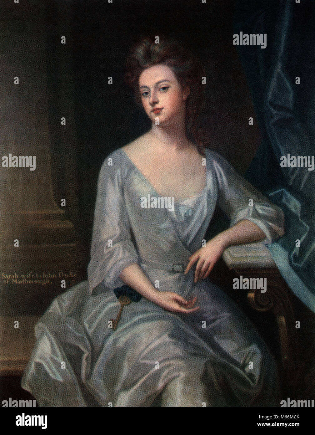 Années 1700 1702 PORTRAIT SARAH JENNINGS DUCHESS CHURCHILL MARLBOROUGH MODE BEAUTÉ 18ème siècle PORTANT DES DEMI-TEINTES COULEUR CLÉ D'OR - kh13273 CPC001 HARS FASHIONS MID-ADULT MID-ADULT WOMAN 1700s 1702 Blenheim Palace l'origine ethnique caucasienne DUCHESSE GOLD INFLUENCE CLÉ JENNINGS LOOKING AT CAMERA MARLBOROUGH OLD FASHIONED PERSONNES SARAH Banque D'Images