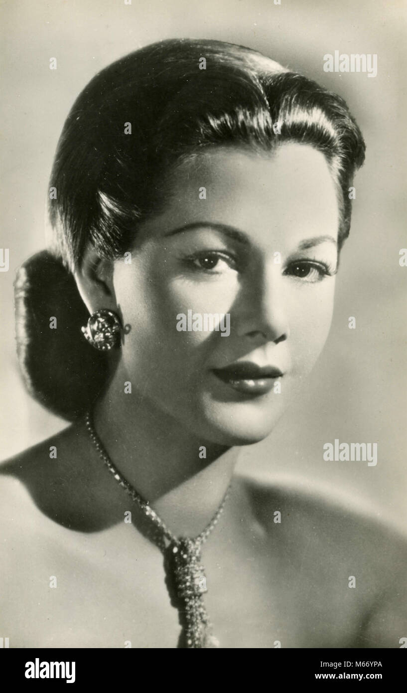 L'actrice dominicaine Maria Montez, 1930 Banque D'Images