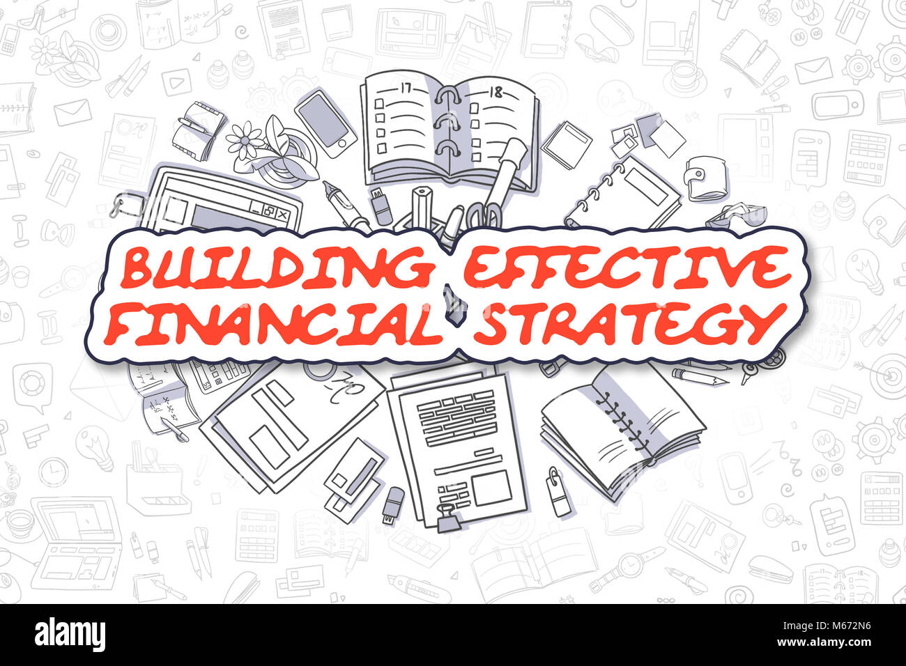 Des capacités Stratégie financière efficace - Concept d'affaires. Banque D'Images