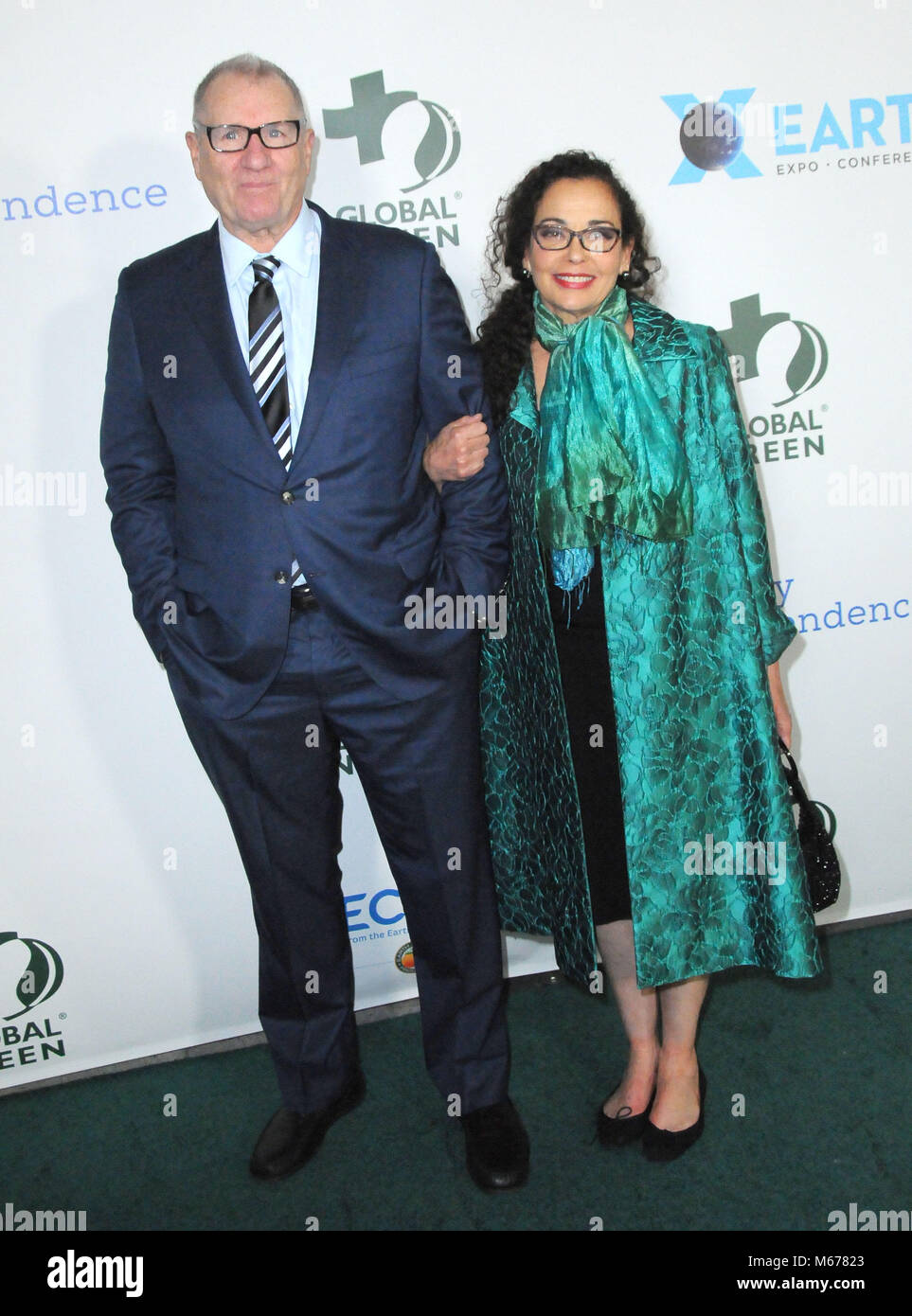 Los Angeles, USA. 28 Février, 2018. (L-R) Acteur Ed O'Neill et Catherine Rusoff assister à la 15e Annual Global NeueHouse Pre-Oscar Vert Gala à Hollywood le 28 février 2018 à Los Angeles, Californie. Photo de Barry King/Alamy Live News Banque D'Images