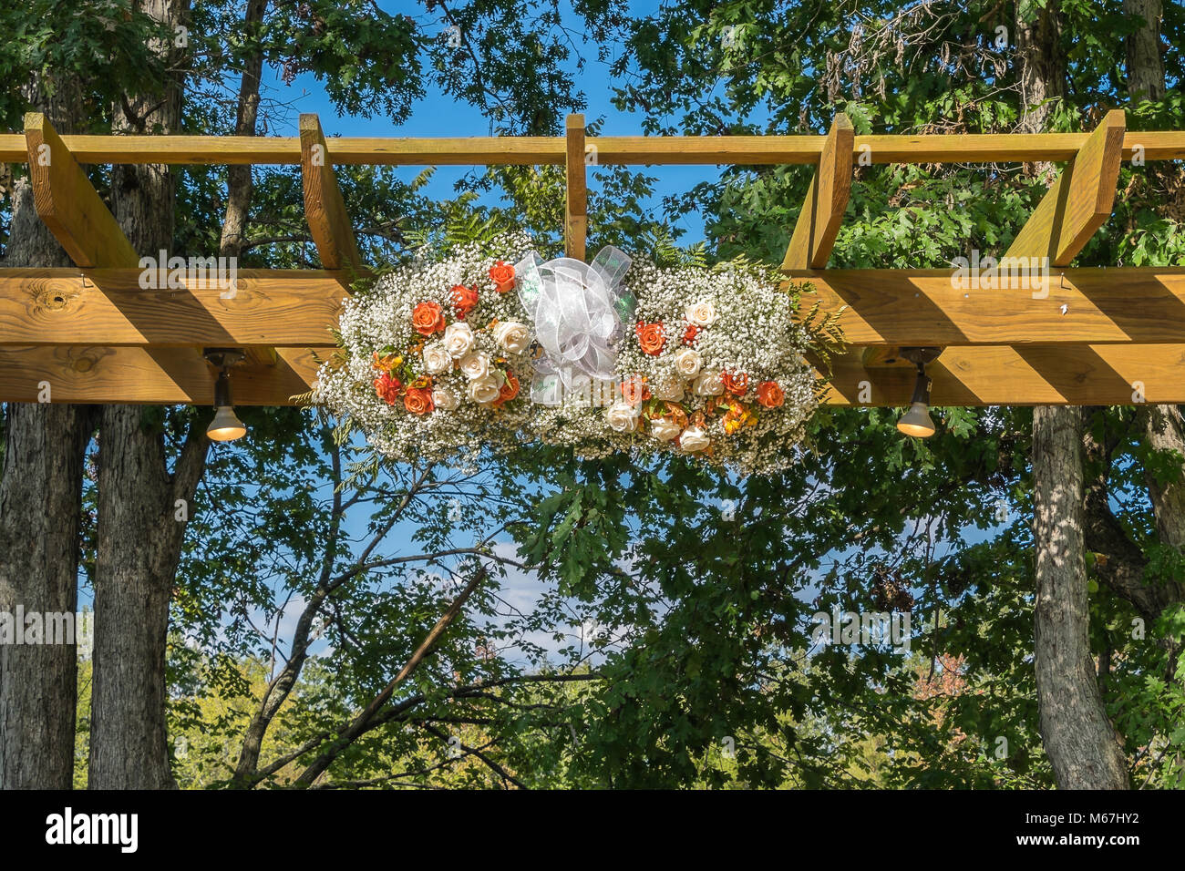 Décorations pour le jour du mariage. Banque D'Images