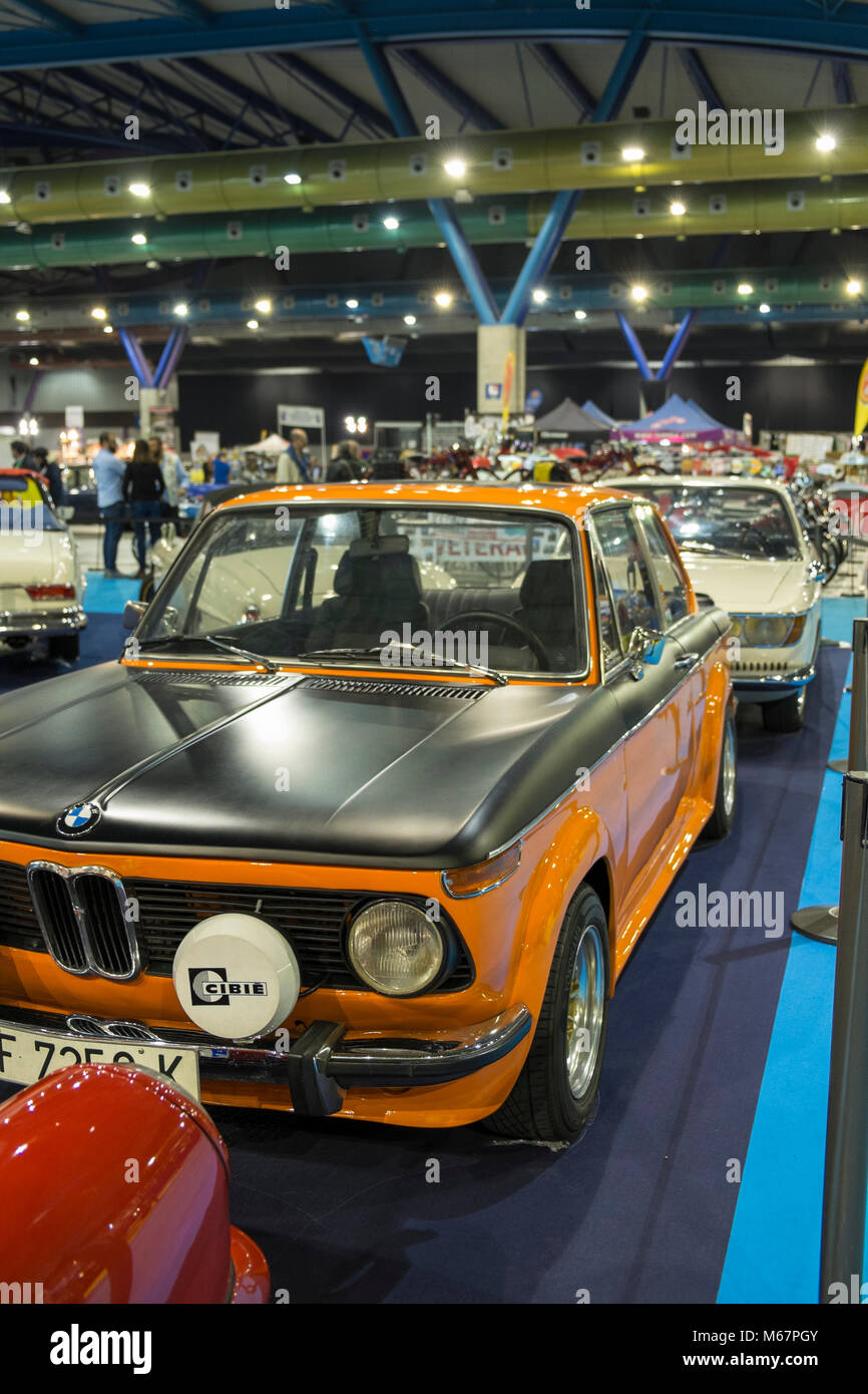 BMW 2002. Retro 2018 Málaga. L'Espagne. Banque D'Images