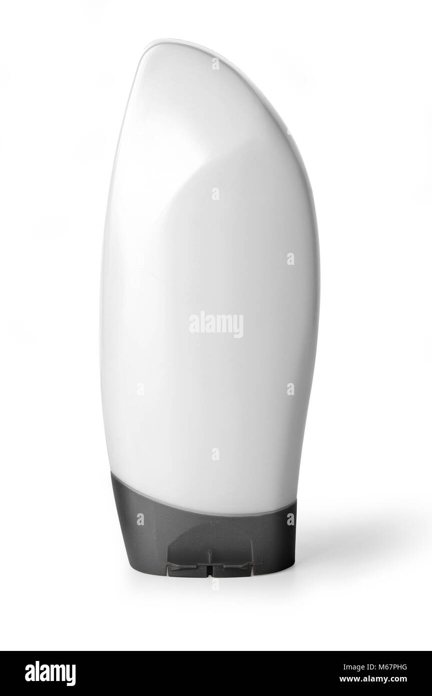 Bouteille plastique isolé sur blanc avec clipping path Banque D'Images