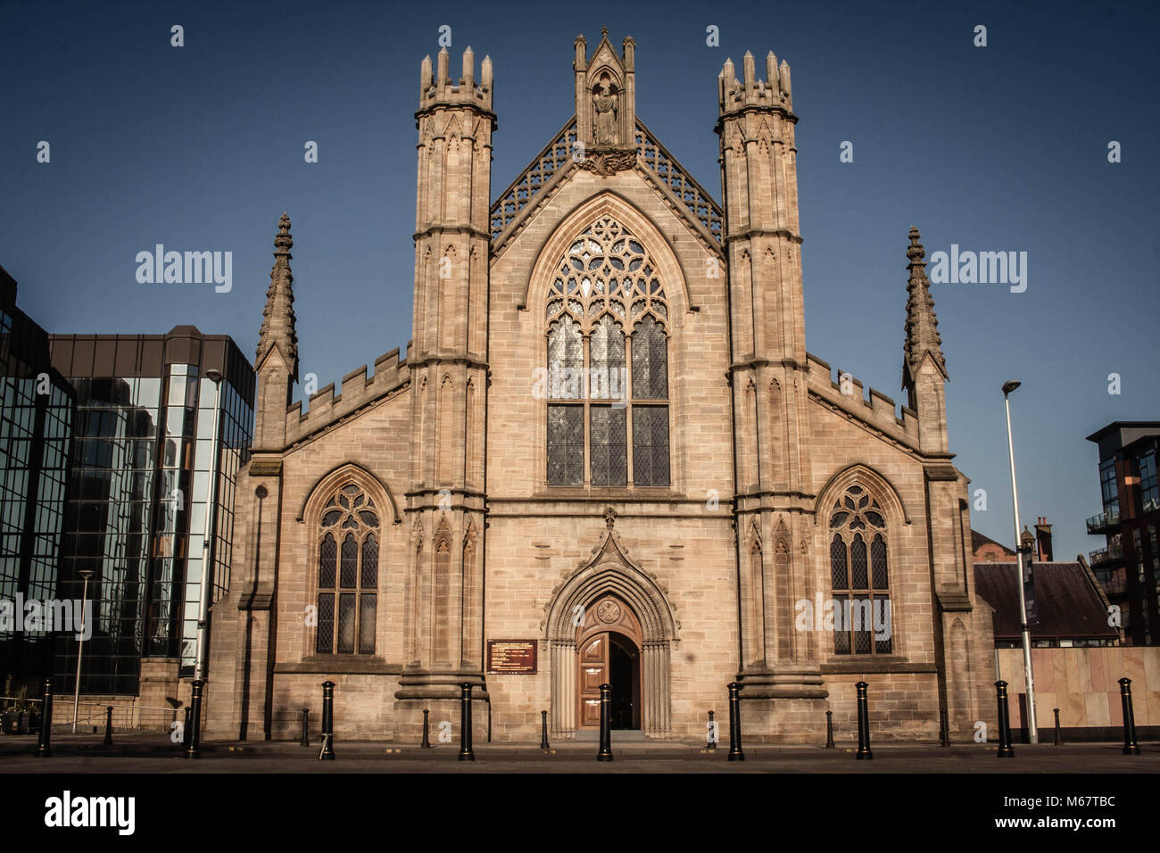 La cathédrale Catholique St Andrews, Clyde Street, Glasgow, Ecosse. Banque D'Images