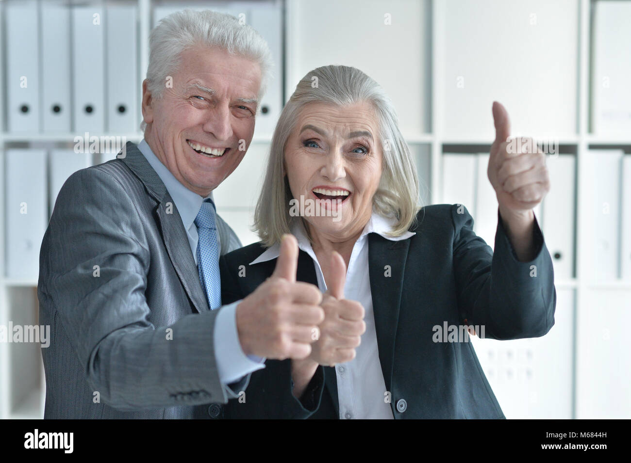 L'homme et la femme seniour Banque D'Images