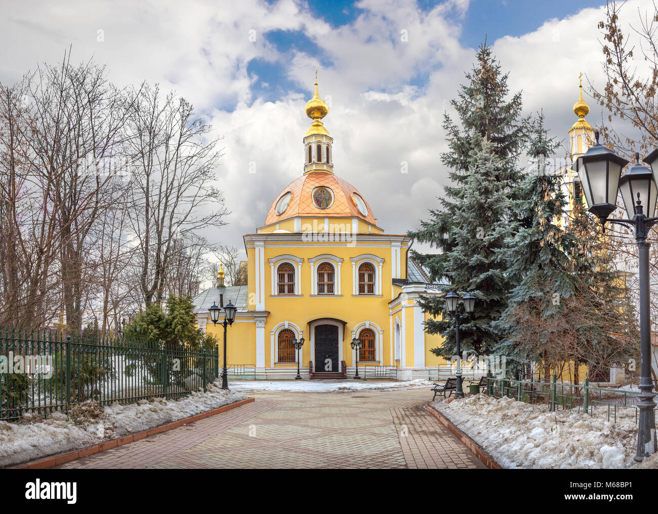 All Saints Church au Sokol. Moscou. La Russie Banque D'Images