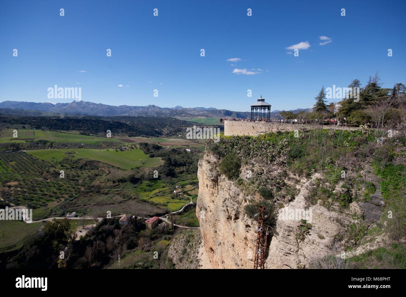 Le Mirador de Ronda, célèbre viewpoint Banque D'Images