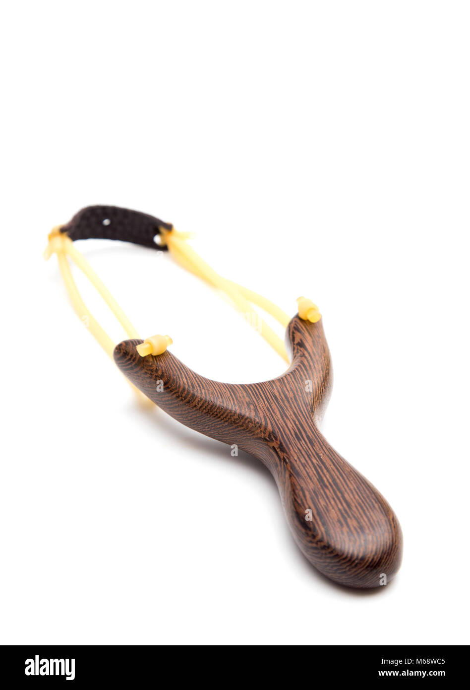 Slingshot moderne sur fond blanc Banque D'Images