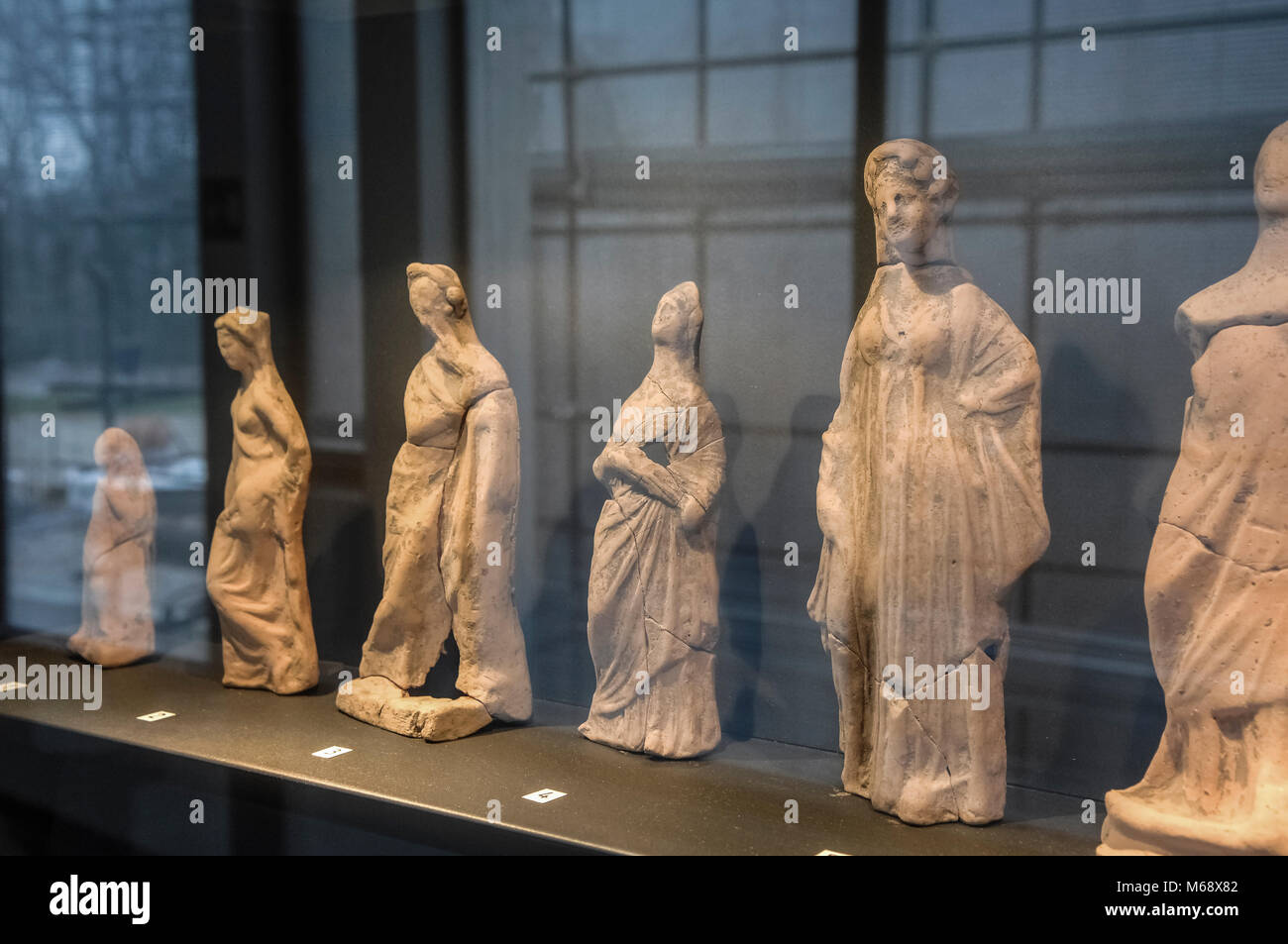 Italie Basilicate Alta Val d'Agri, Grumento Grumentum Parc national de l'Appennino Lucano Musée National Archéologique d'Alta Val d'Agri - statues antiques de l'époque Romaine Banque D'Images