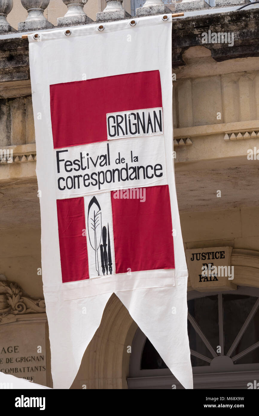Festival de la correspondance Grignan Nyons Drôme Auvergne-Rhône-Alpes France Banque D'Images