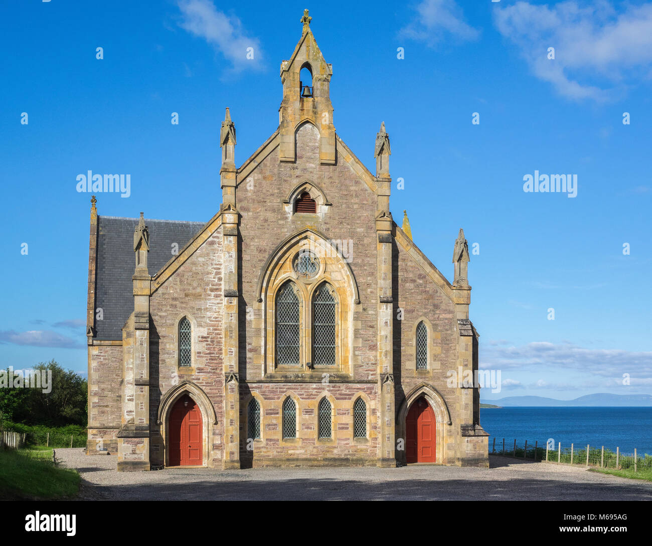 L'Église libre d'Écosse, Gairloch, Wester Ross, Scotland, UK Banque D'Images