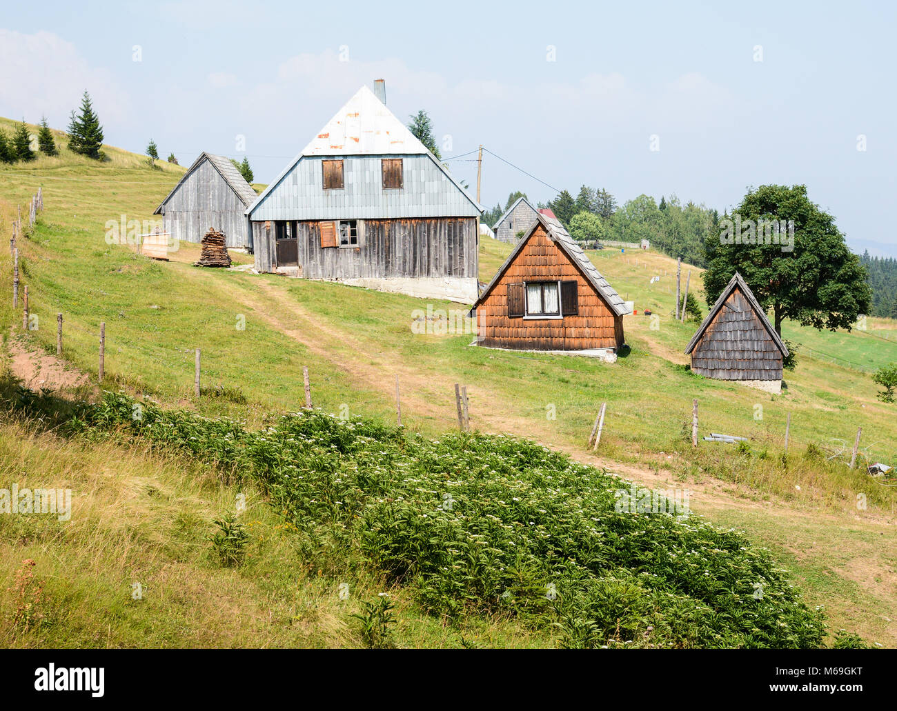 Belles Montagnes du Parc national de Durmitor, Monténégro Banque D'Images