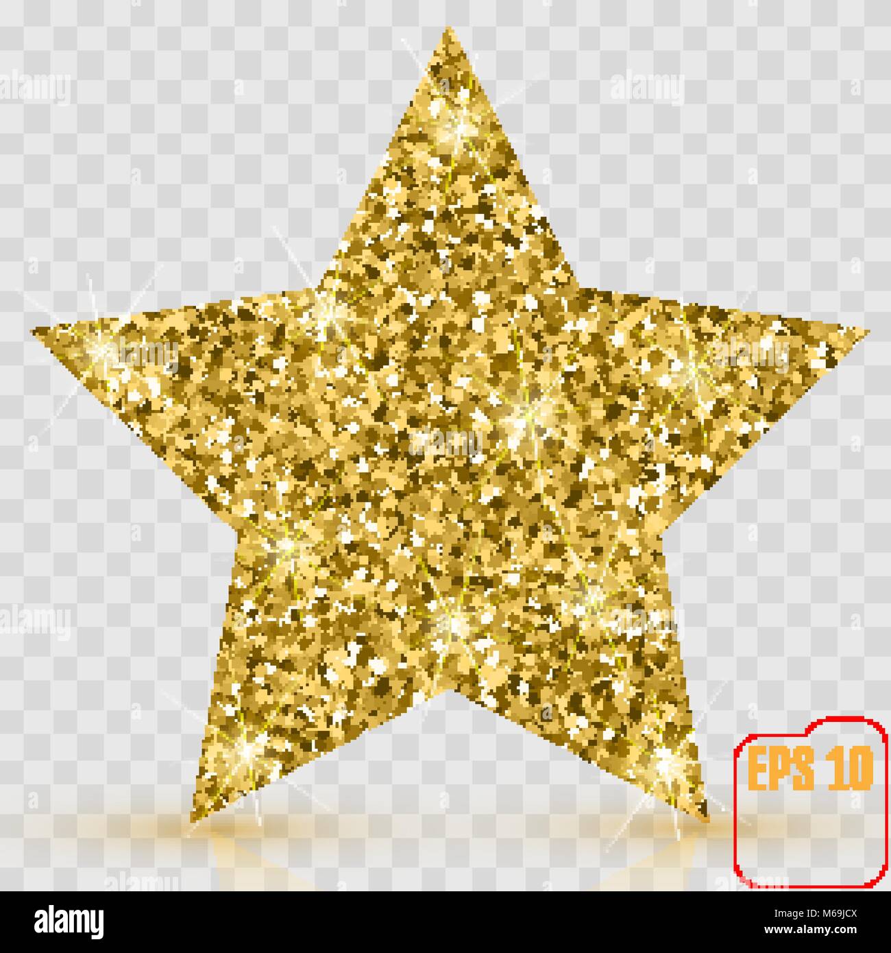 Gold Star vector banner. Gold glitter. , Modèle de carte, d''accueil VIP,  exclusive, certificat cadeau, privilège de luxe magasin de pièce présente  shopping Image Vectorielle Stock - Alamy