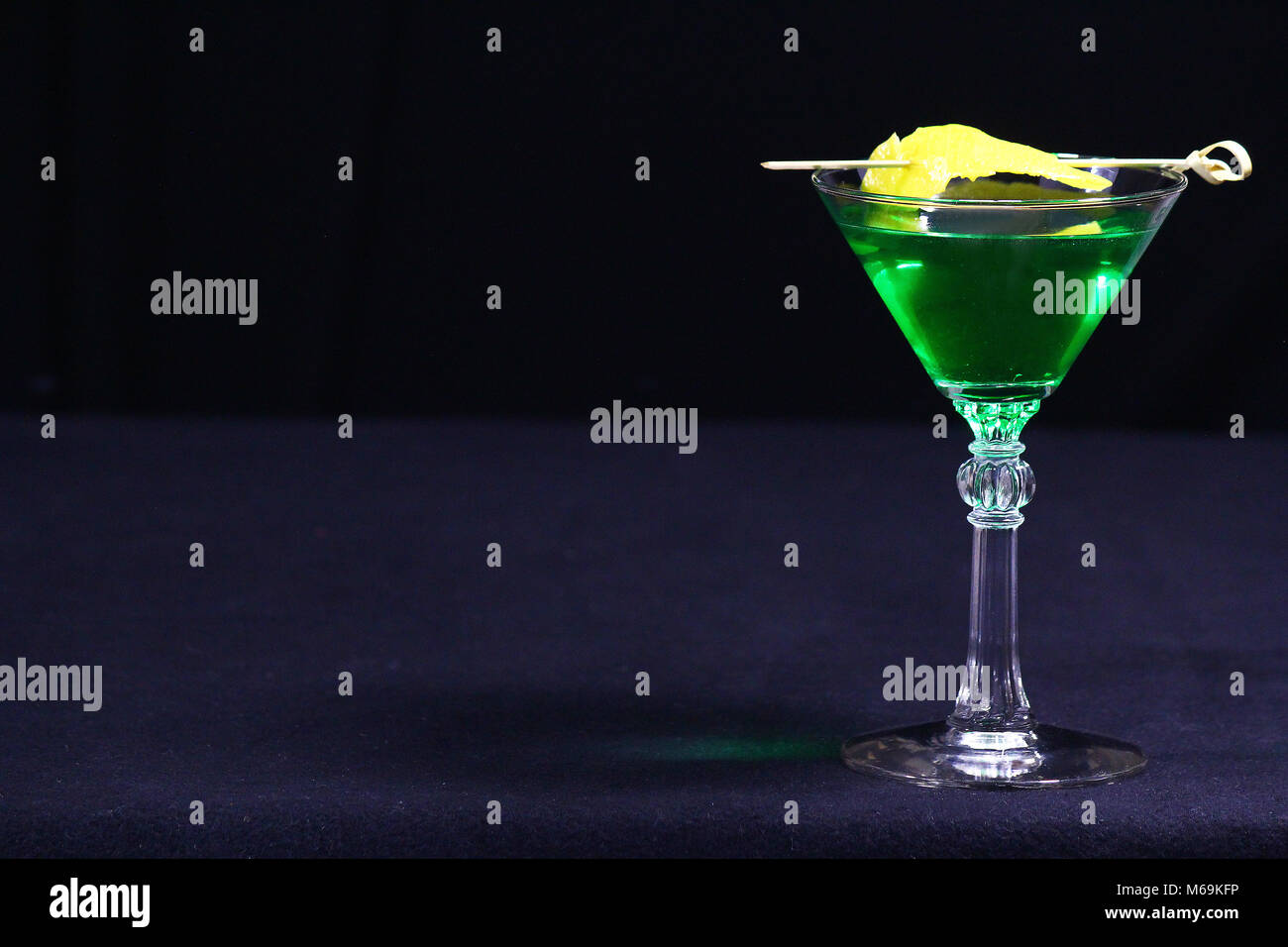 Cocktails vert pour la St Patrick Day Banque D'Images