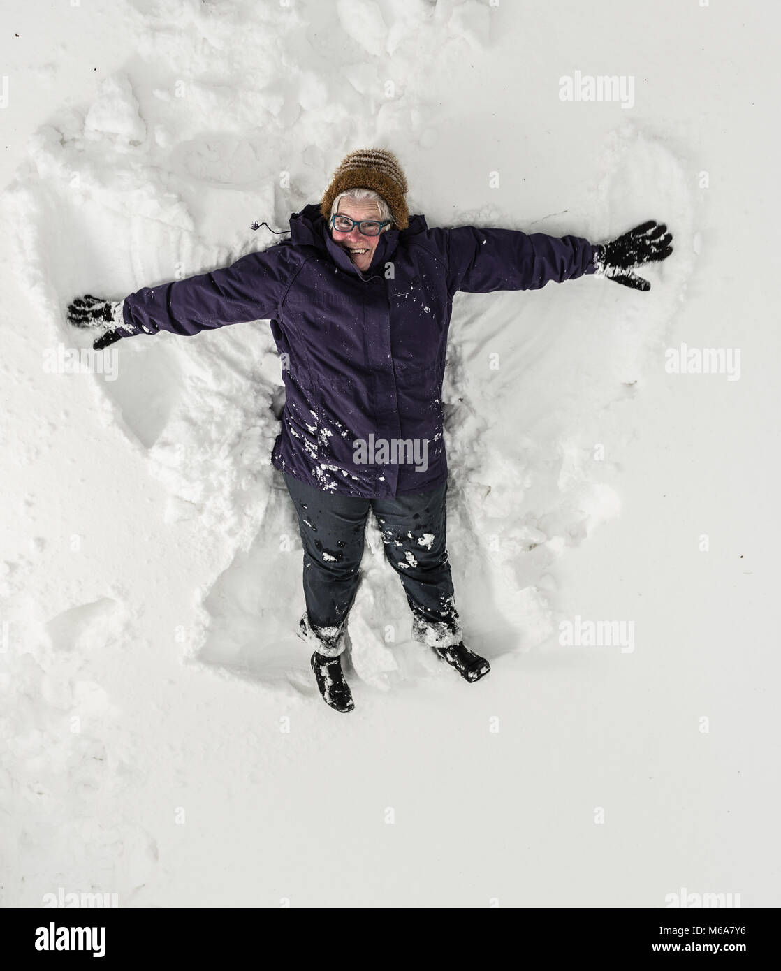 Weston Super Mare, Royaume-Uni. 2 mars, 2018. Jour de neige dans l'ouest du pays. Credit : James Thomas/Alamy Live News Banque D'Images