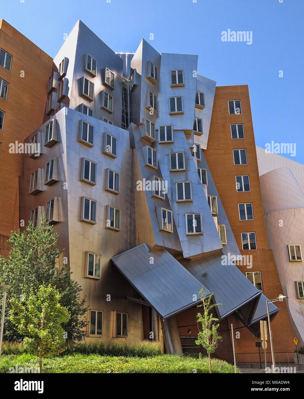 Vues de M.I.T, Stata center Banque D'Images