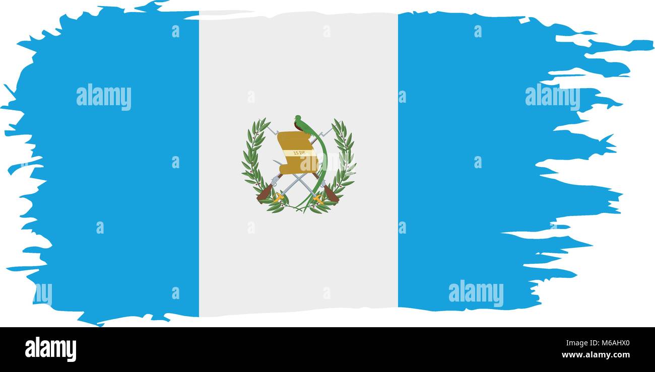Guatemala drapeau, vector illustration Illustration de Vecteur