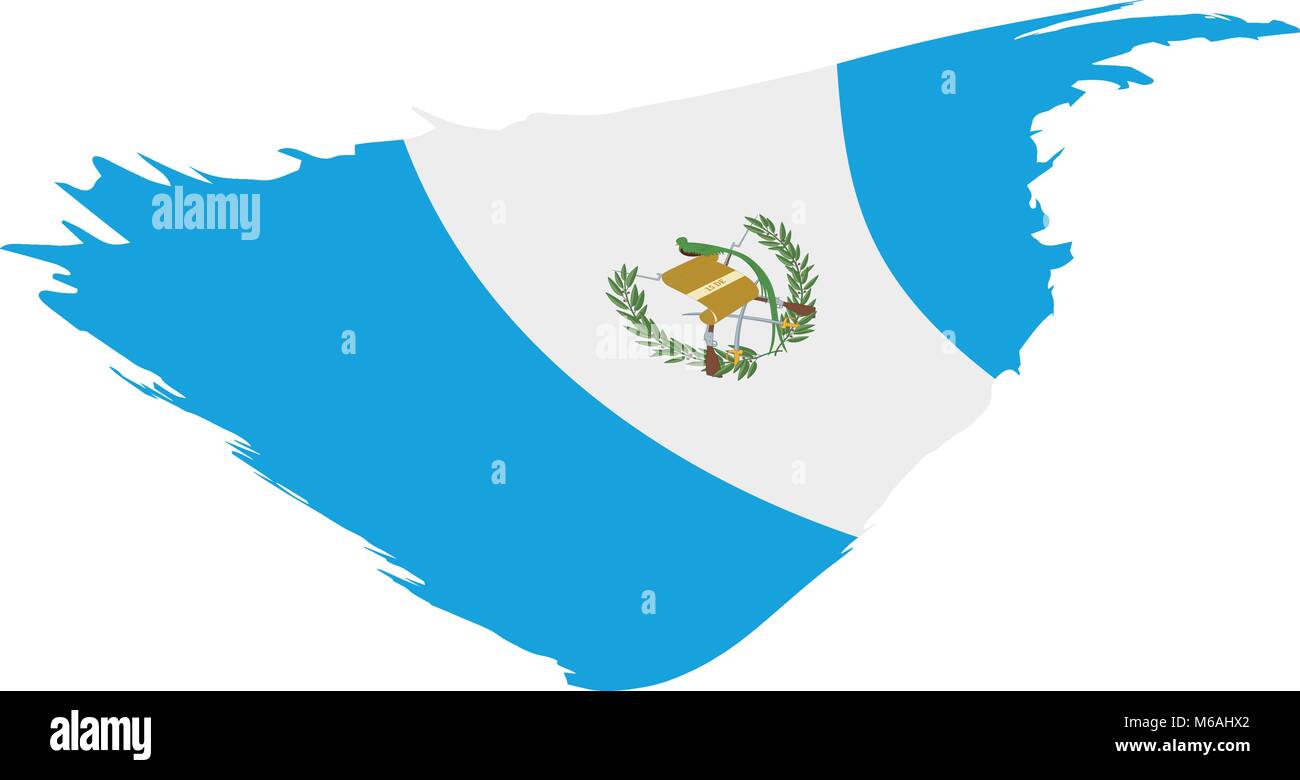 Guatemala drapeau, vector illustration Illustration de Vecteur