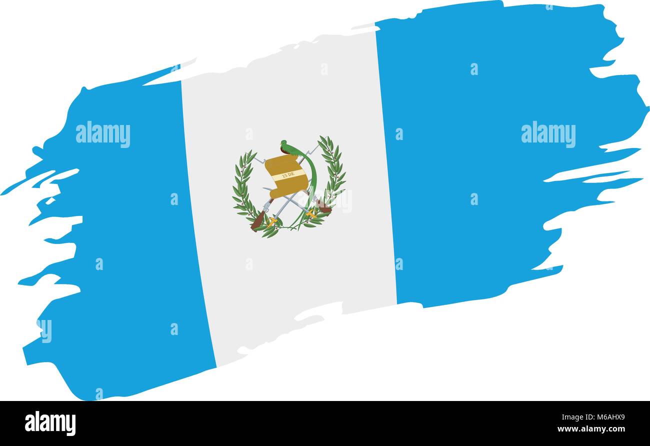 Guatemala drapeau, vector illustration Illustration de Vecteur