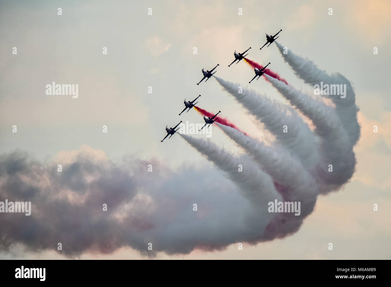 Bucarest, Roumanie, 2015 : les avions acrobatiques à Bucarest International Air Show (BIAS) Banque D'Images