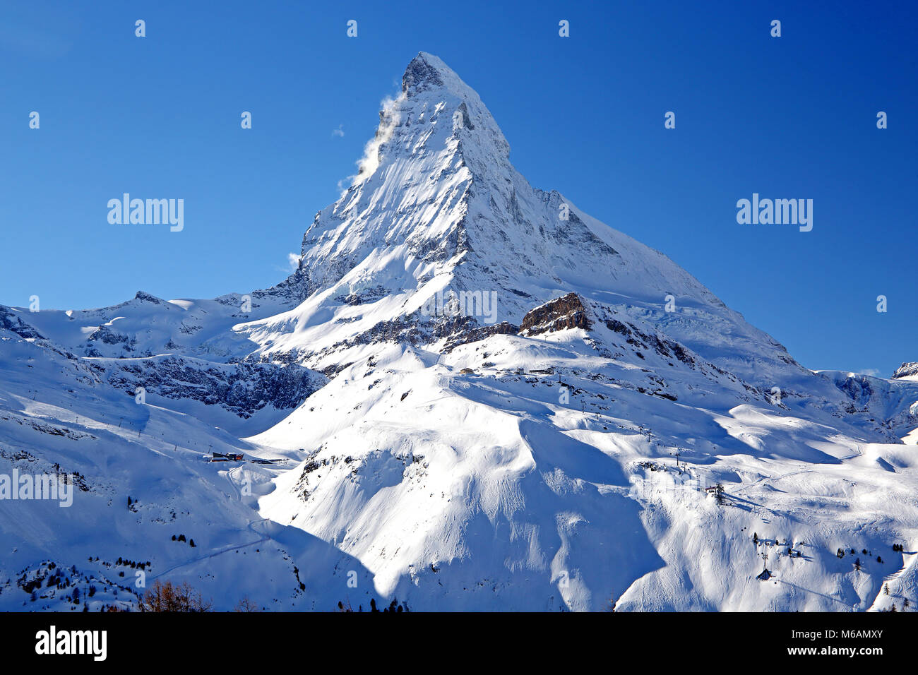 4478m, le Cervin, Zermatt, Valais, Suisse Mattertal Banque D'Images