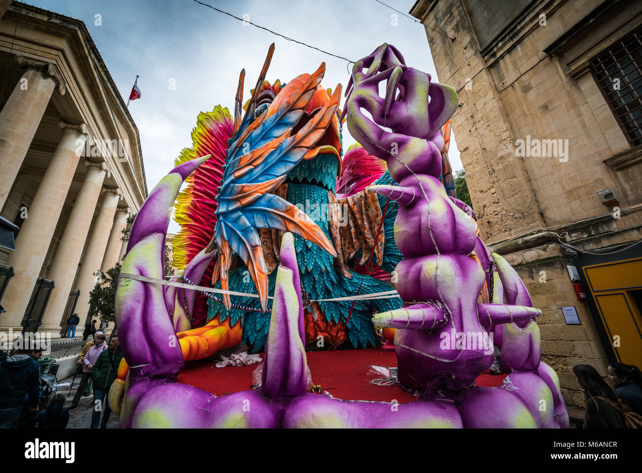 Le carnaval, La Valette, Malte, Europe. Banque D'Images