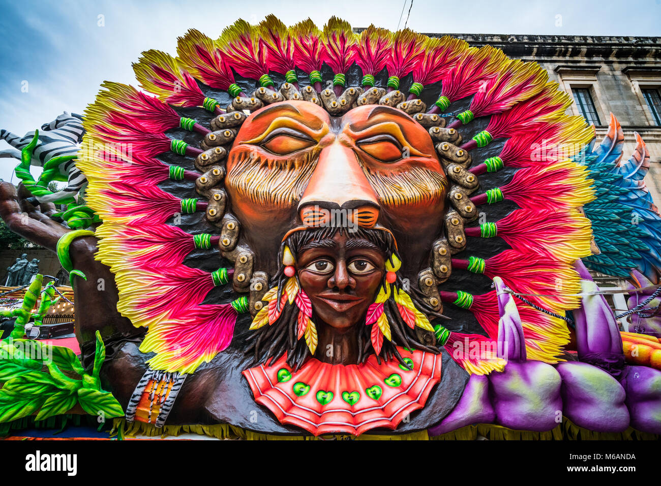 Le carnaval, La Valette, Malte, Europe. Banque D'Images