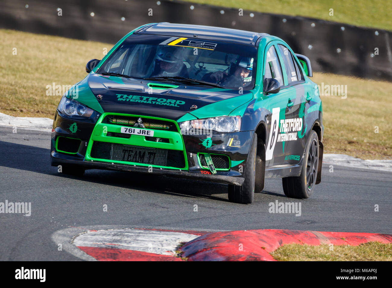 Mitsubishi evo x rally car Banque de photographies et d’images à haute résolution Alamy