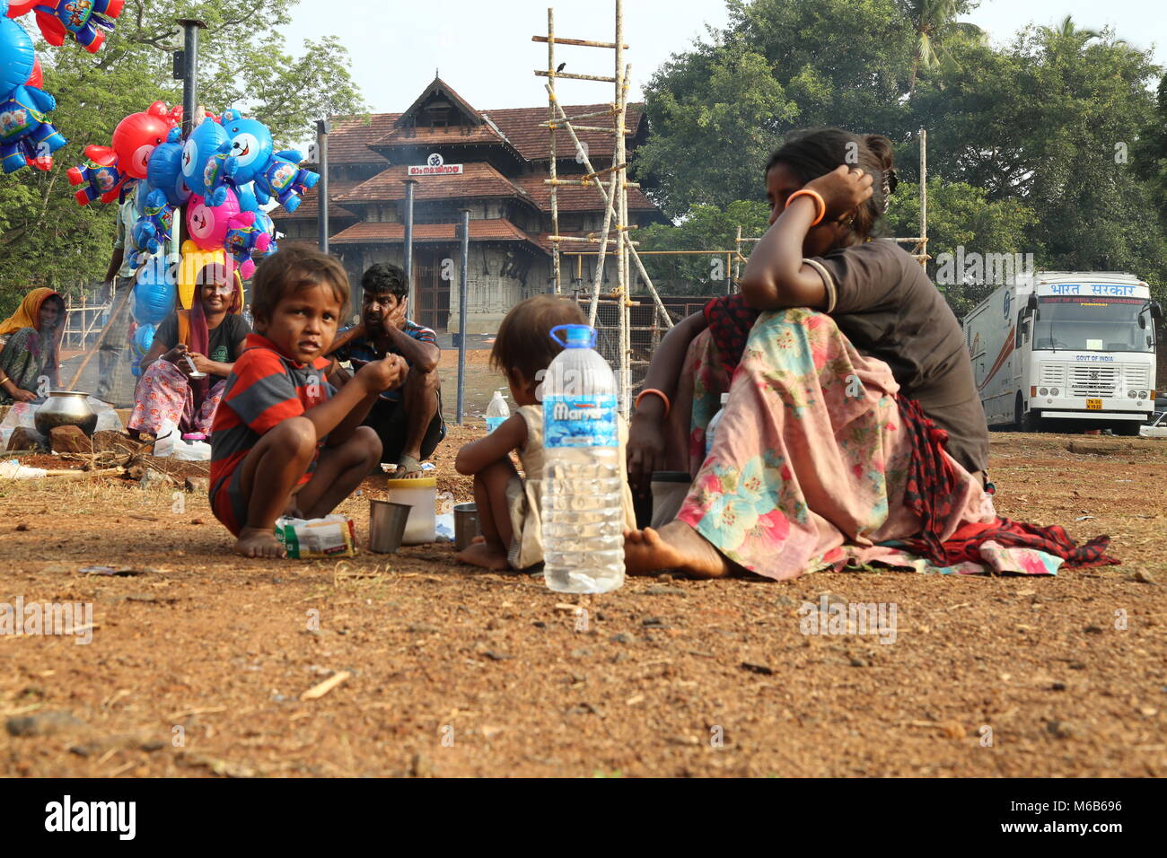 Pooram thrissur, Kerala festivals Banque D'Images