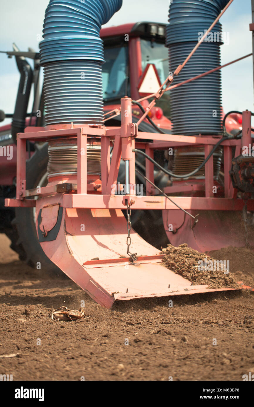 Extraction de tourbe Banque D'Images