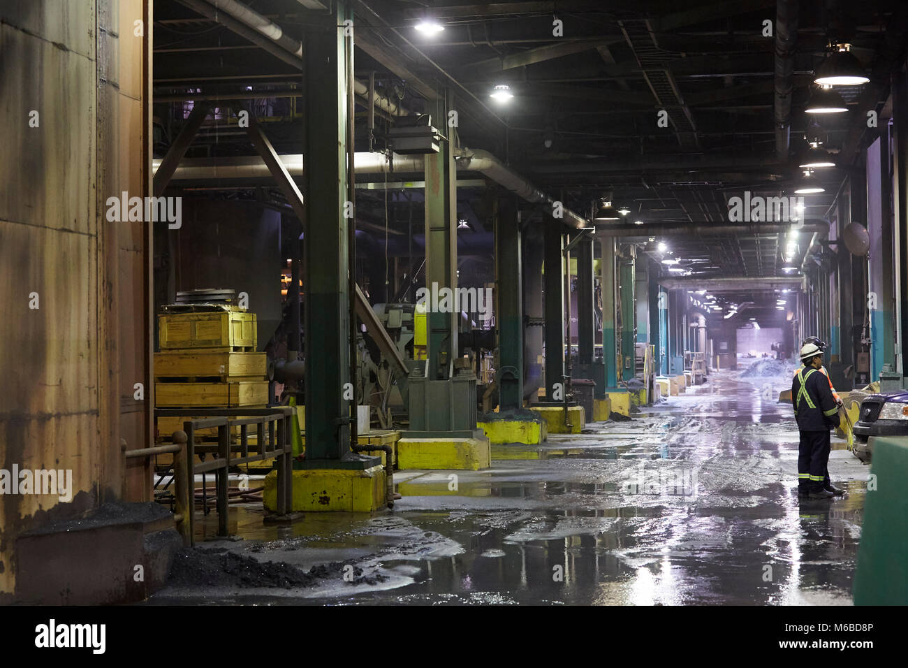 Mine ArcelorMittal, usine de transformation de l'Ore de fer, Fermont (Québec), Canada Banque D'Images