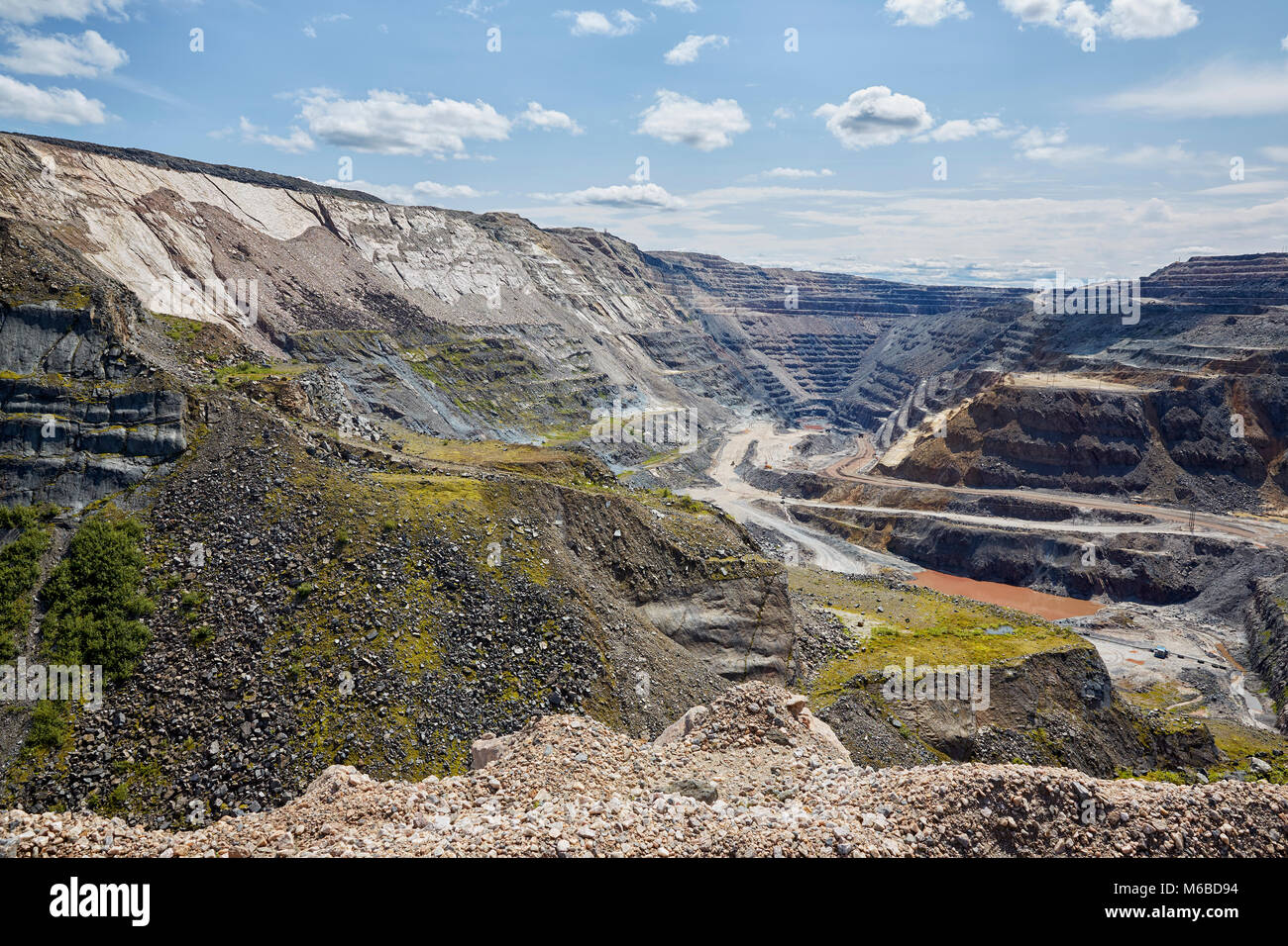 Mine ArcelorMittal, Mont Wright (Mont Wright), Fermont (Québec), Canada